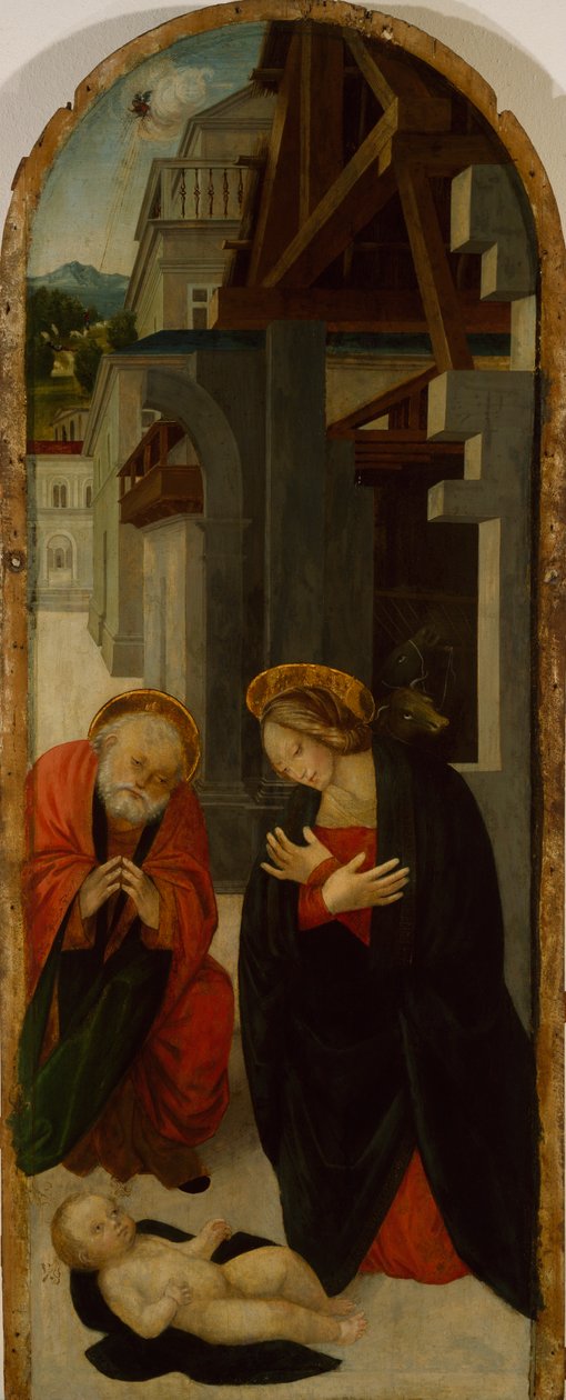 Bebek İsa'nın Hayranlığı (resim) by Gerolamo Giovenone