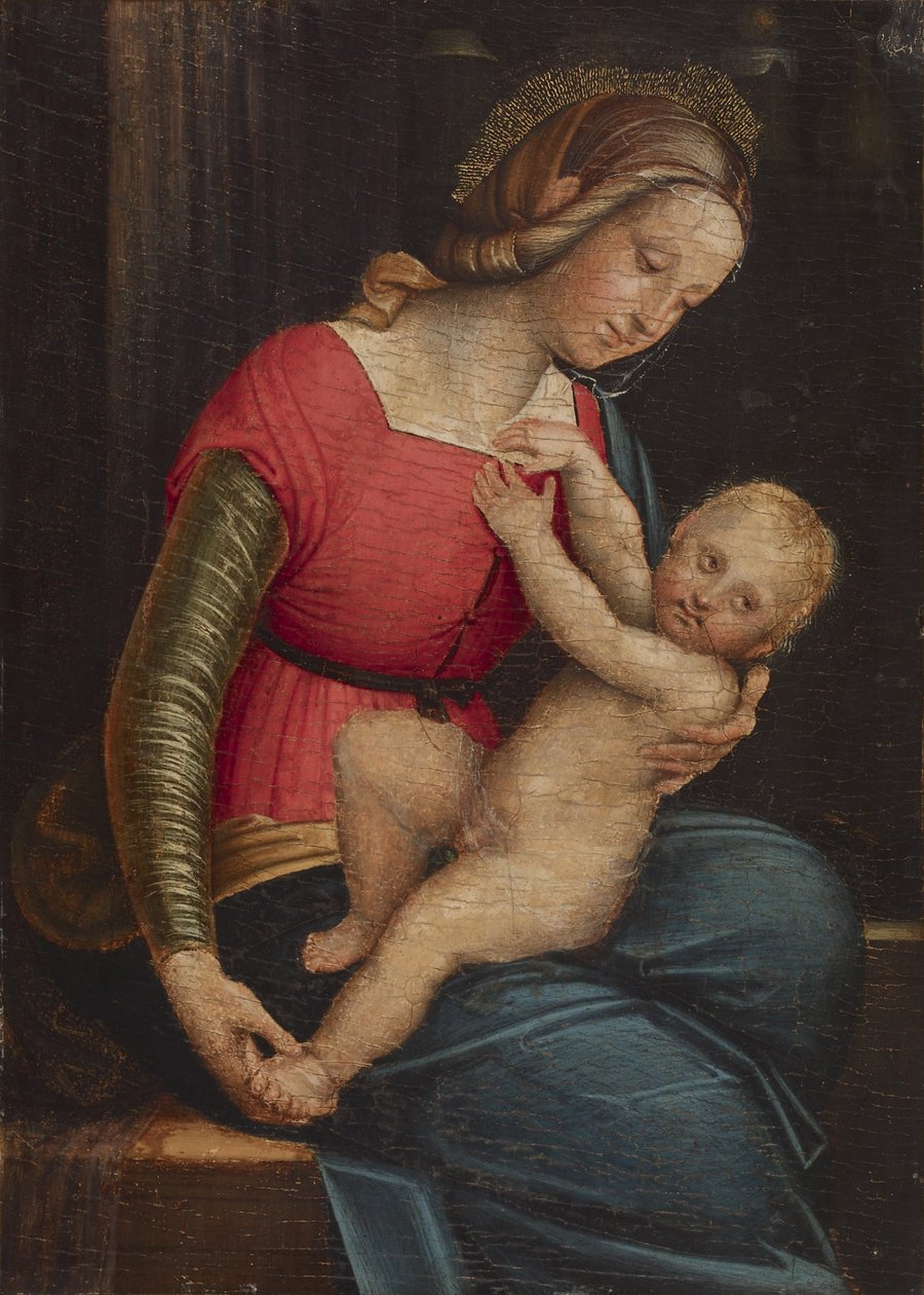 Madonna ve Çocuk, c.1530-50 by Gerolamo Giovenone