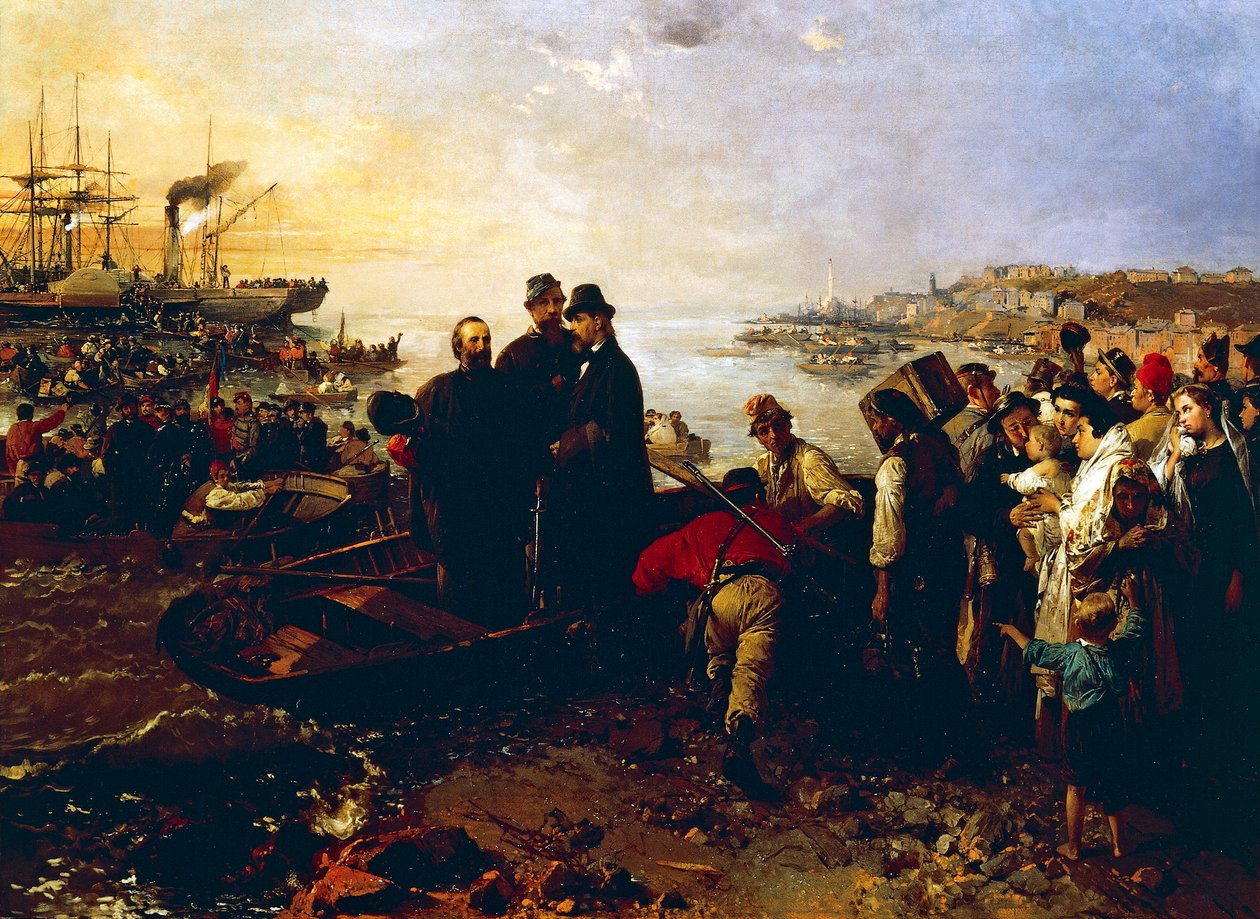 Gerolamo Induno (1825-1890) tarafından, 1860 dolaylarında Quarto