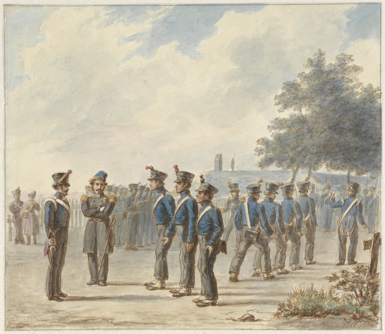 Kırsal Sivil Muhafız, 1830 by Gerret Jasink van de Poll