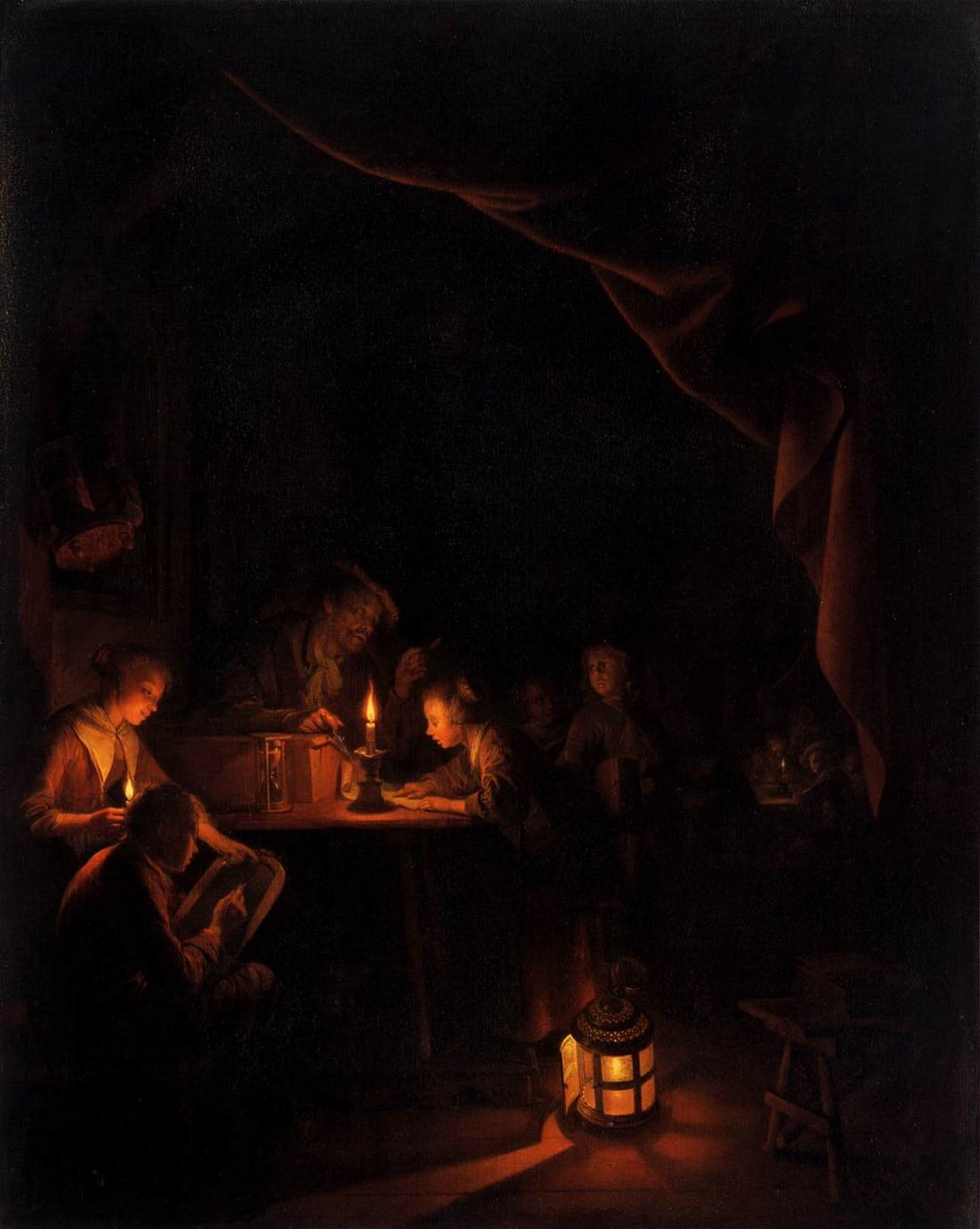 Gece Okulu by Gerrit Dou
