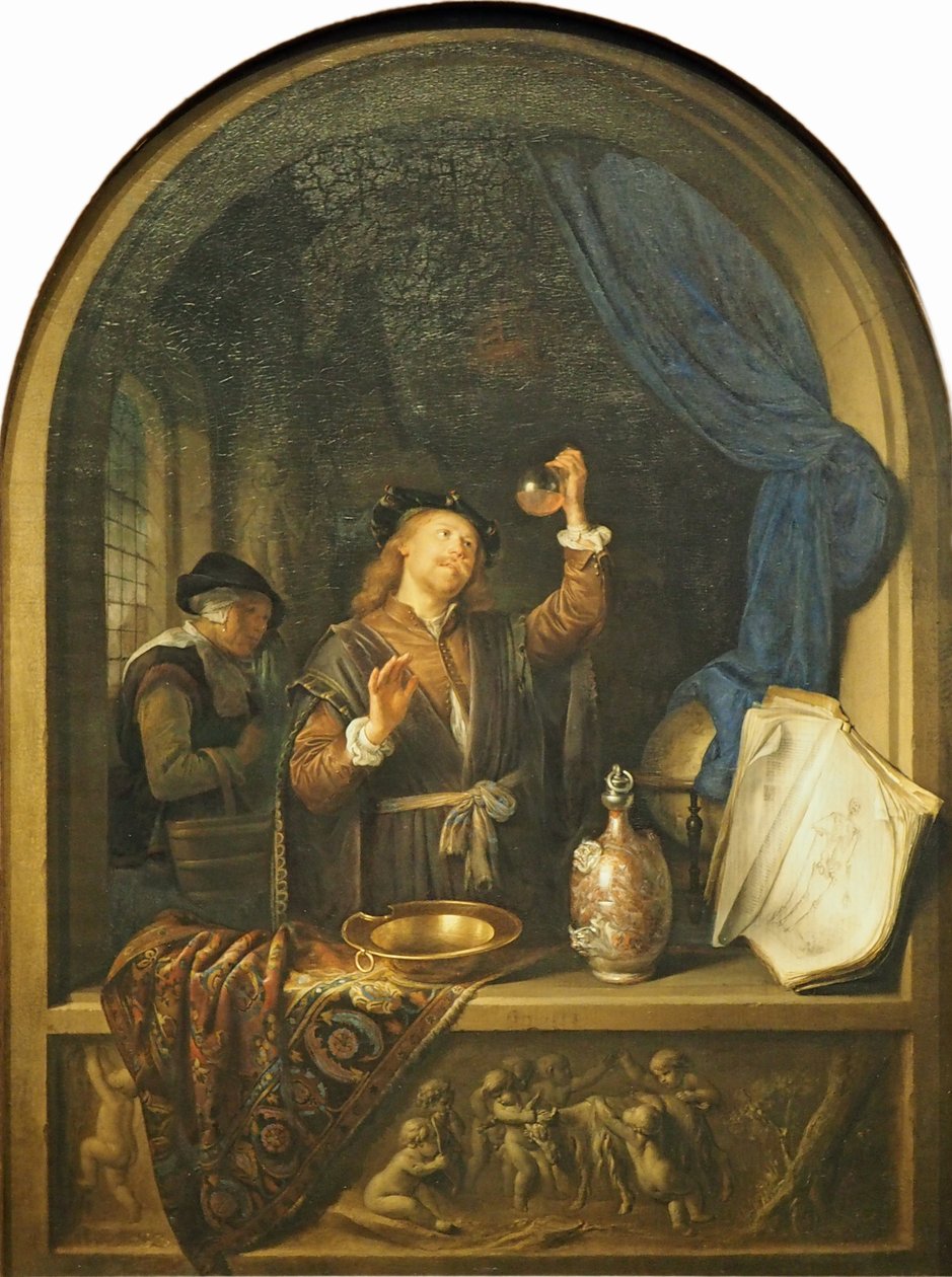 Fizikçi by Gerrit Dou