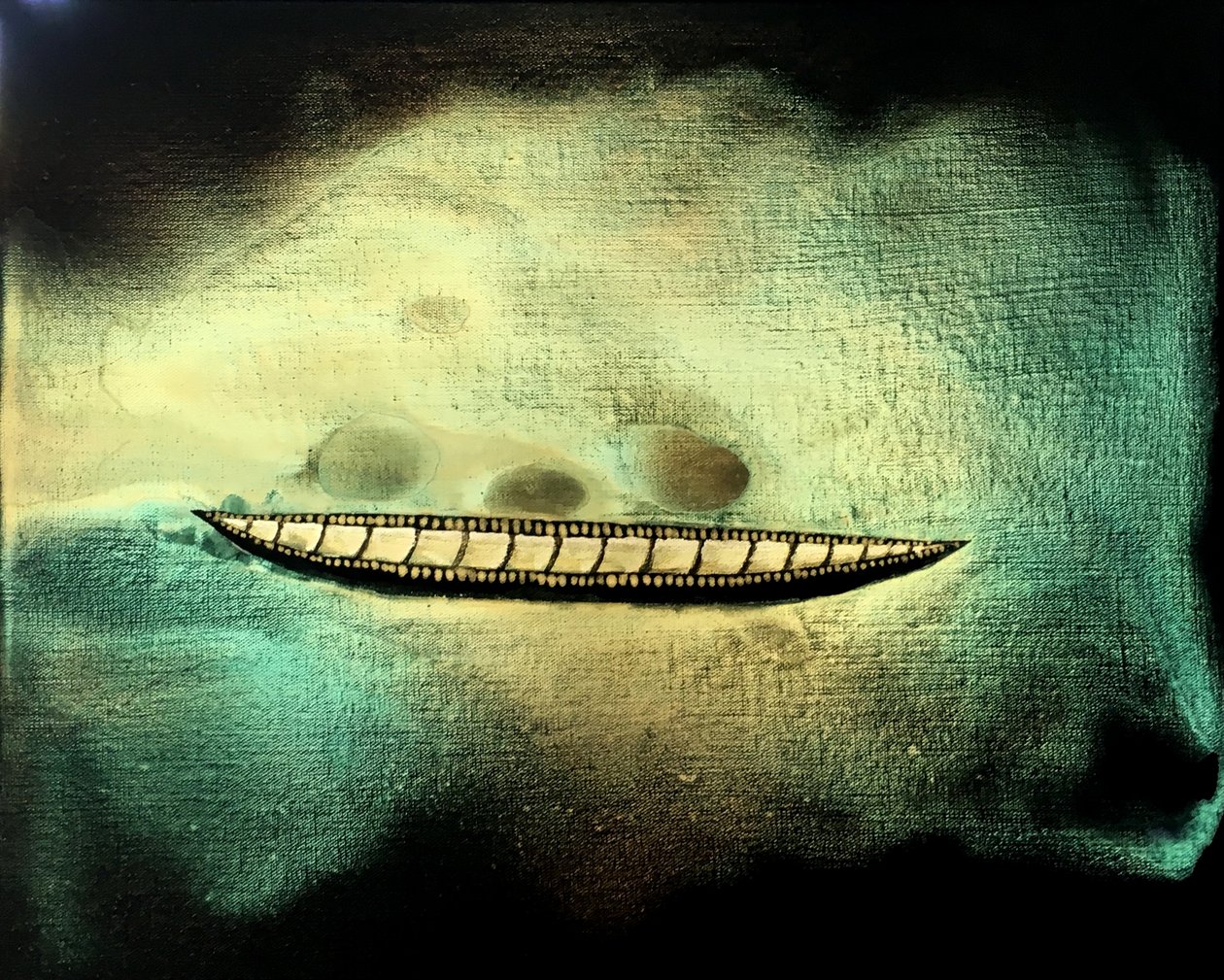 Voyage 206, 2017 (tuval üzerine akrilik) by Gerrit Greve