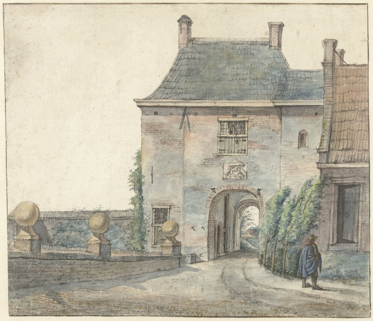 Heemstede kalesinin kapısı by Gerrit Lamberts