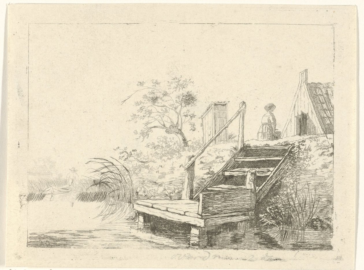 Suya giden merdivenler by Gerrit Lamberts