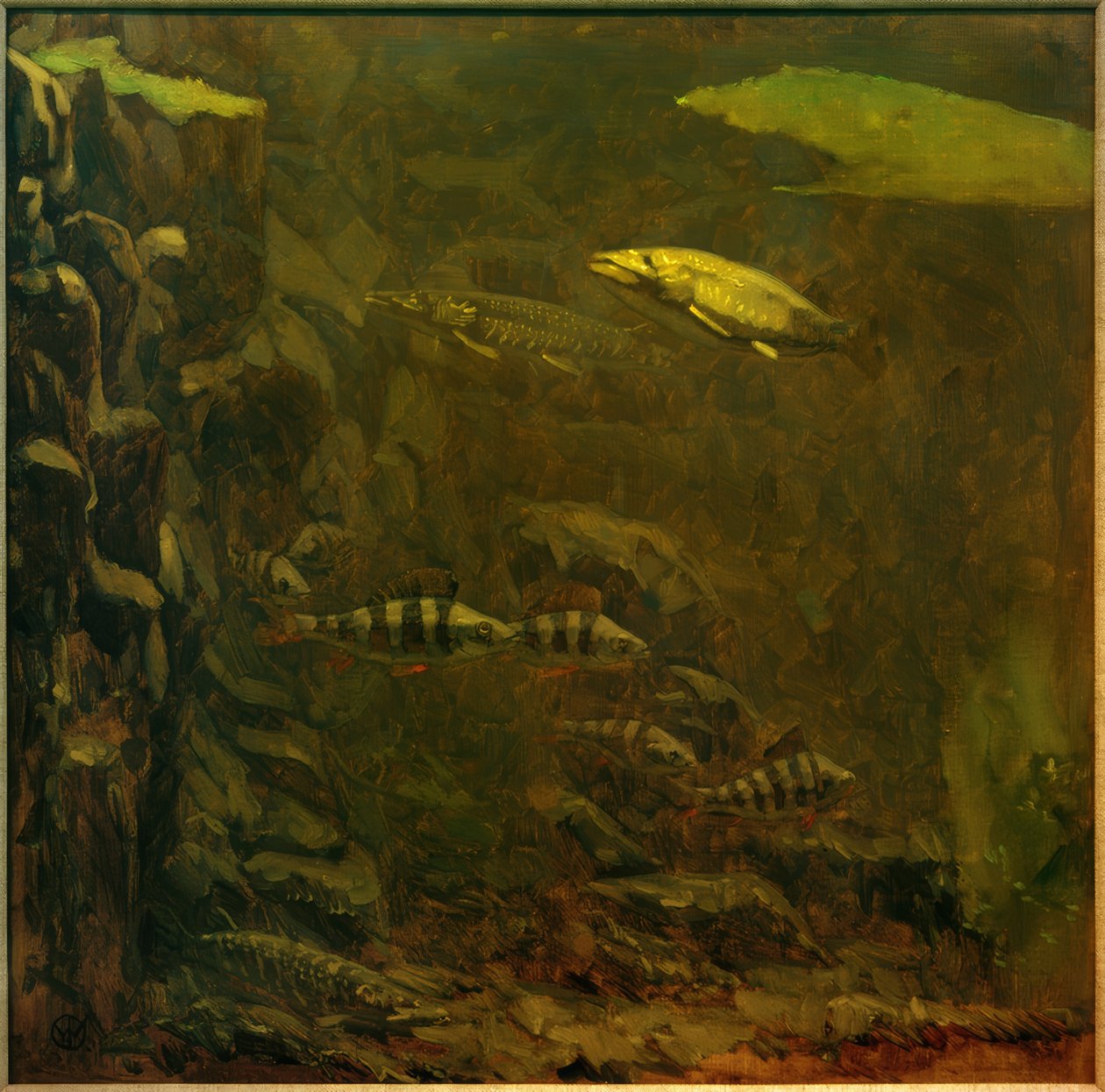 turna ve levrek by Gerrit Willem Dijsselhof