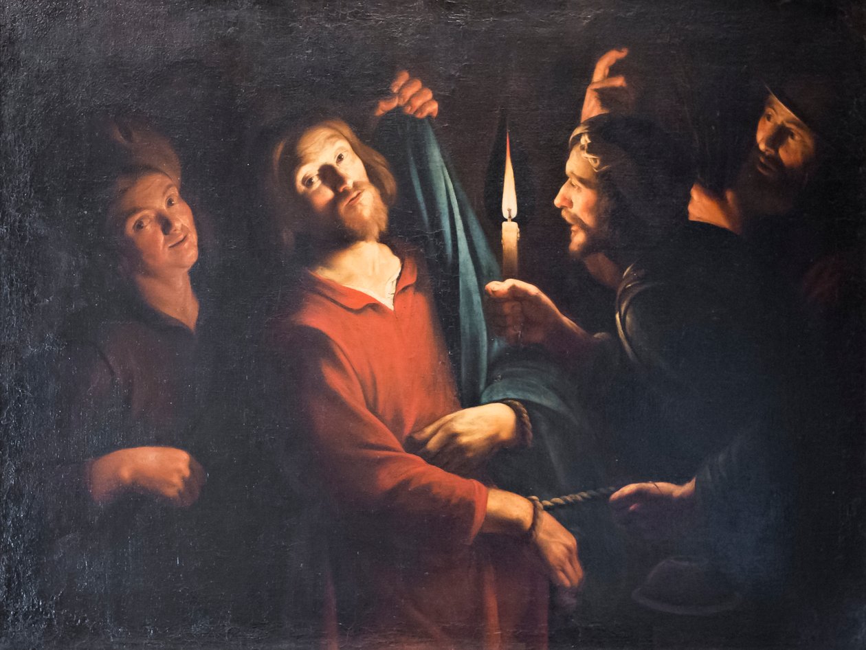 Mesih'in alınması by Gerrit van (follower of) Honthorst