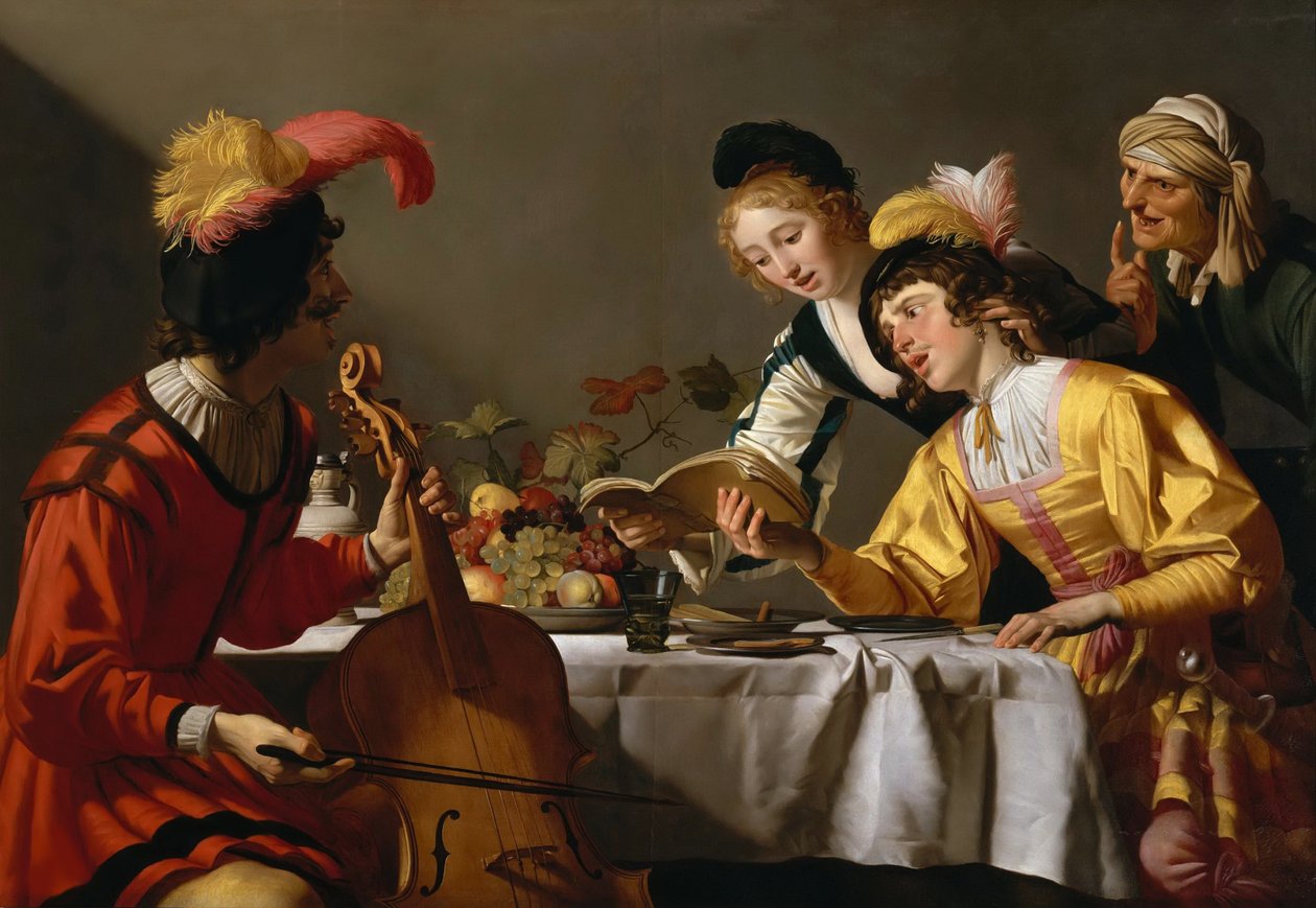 Konser, yaklaşık 1627. by Gerrit van Honthorst