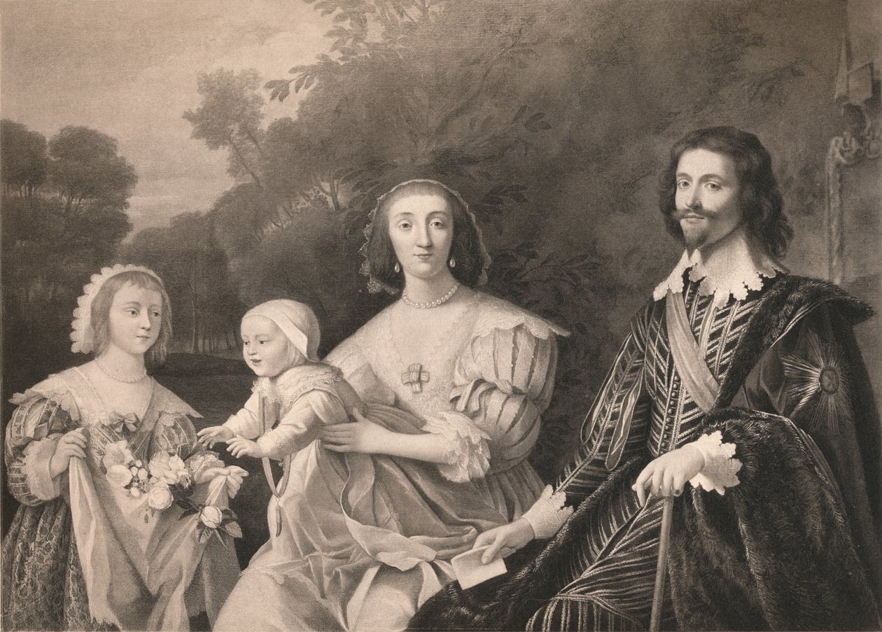 George Villiers, Buckingham Dükü ve Ailesi, 1628, 1904 by Gerrit van Honthorst