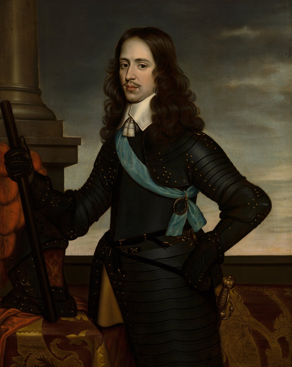 Prens Willem II'nin portresi, 1647'den sonra by Gerrit van Honthorst