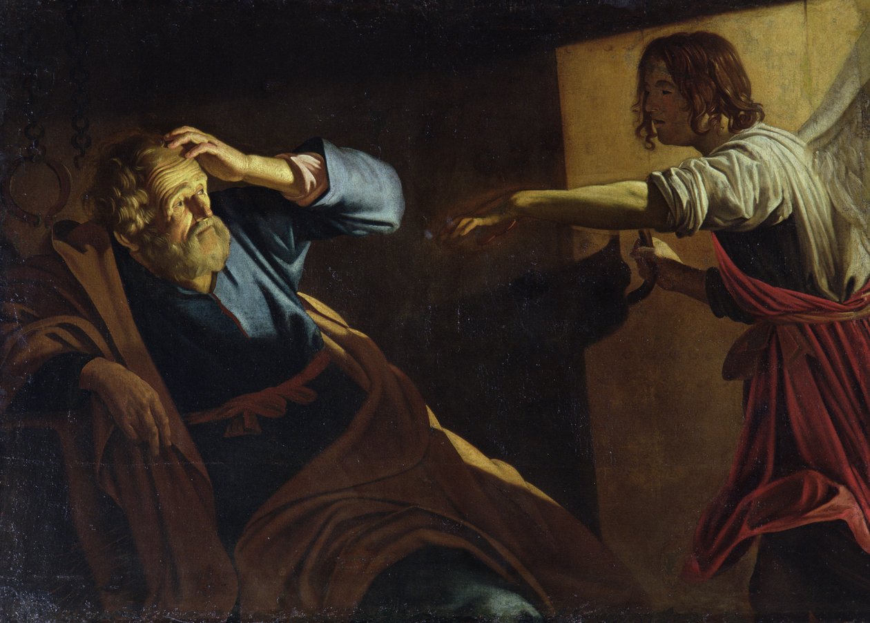 Aziz Peter Hapishaneden Serbest Bırakıldı by Gerrit van Honthorst