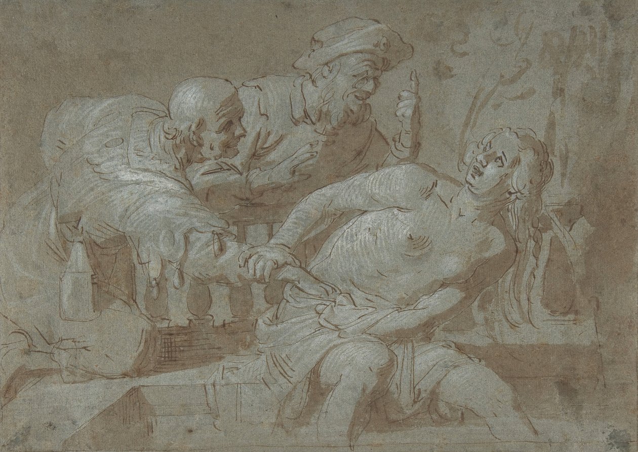 Susanna ve Yaşlılar, 17. yüzyılın başları ve 17. yüzyılın ortaları. by Gerrit van Honthorst