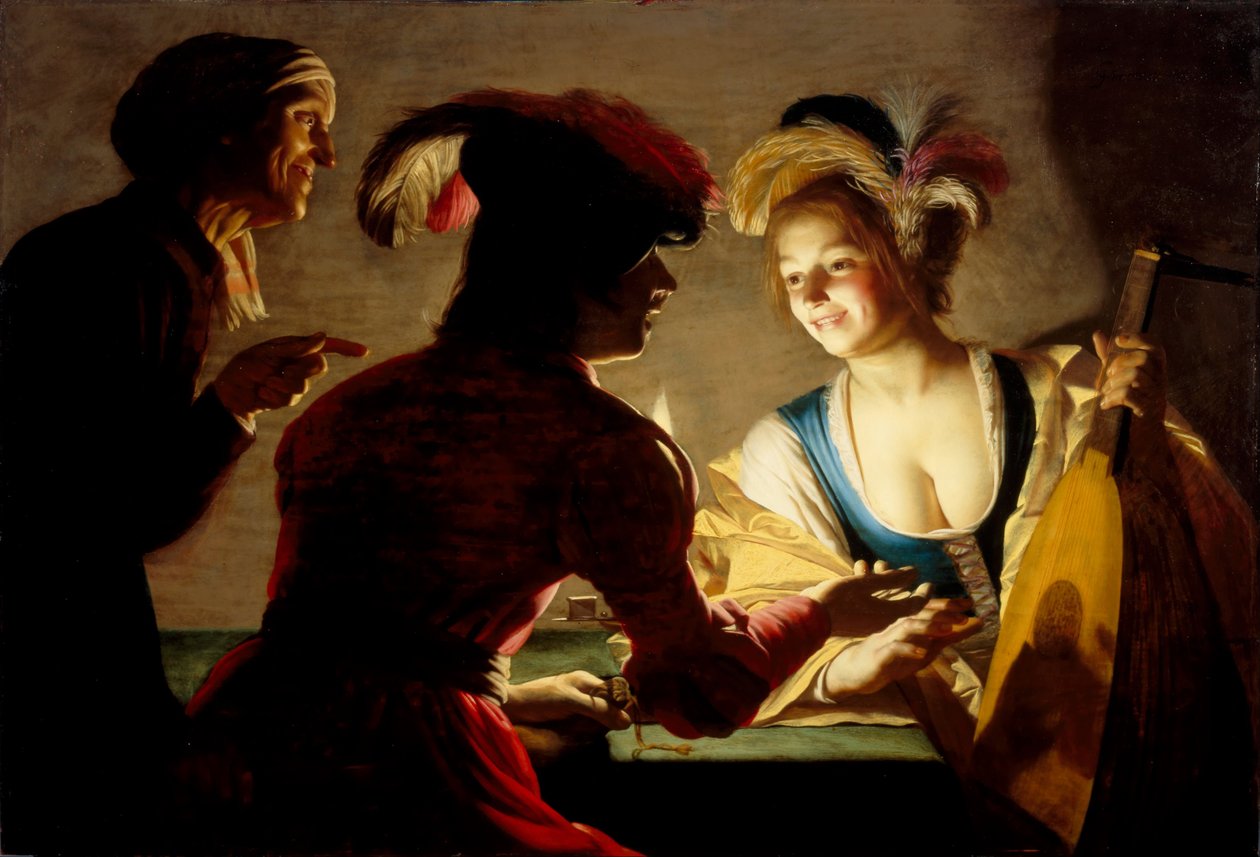 Satıcı, 1625 by Gerrit van Honthorst