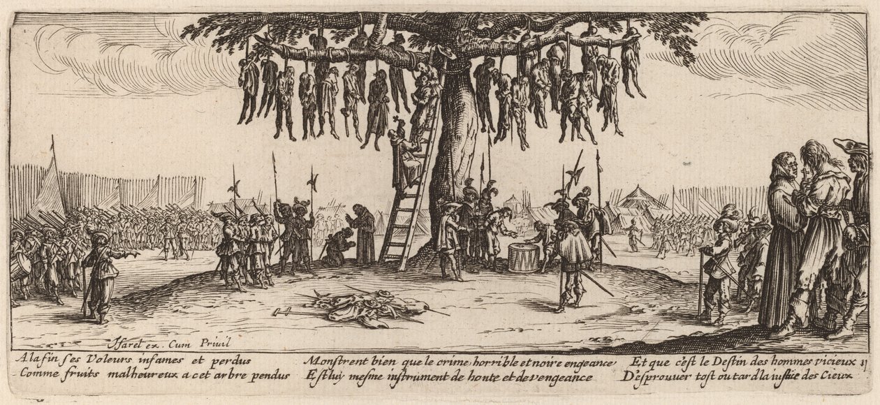 Asılı by Gerrit van Schagen after Jacques Callot