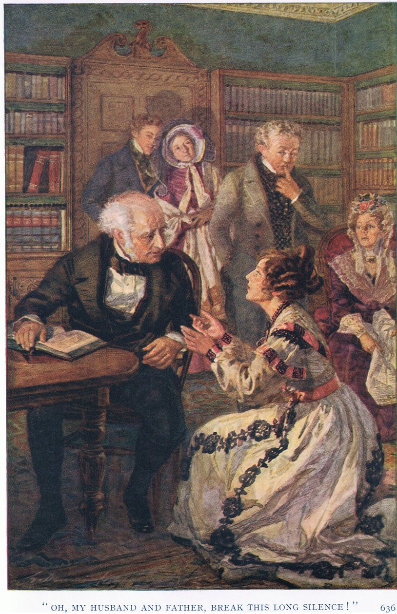 "Ah, kocam ve babam, bu uzun sessizliği bozun!" by Gertrude E. Demain Hammond