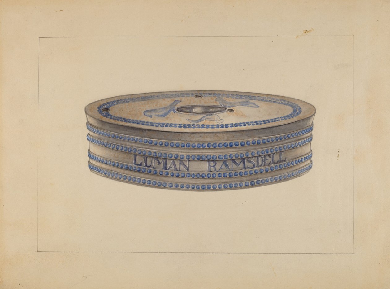 Inkwell, c. 1936. by Gertrude Lemberg