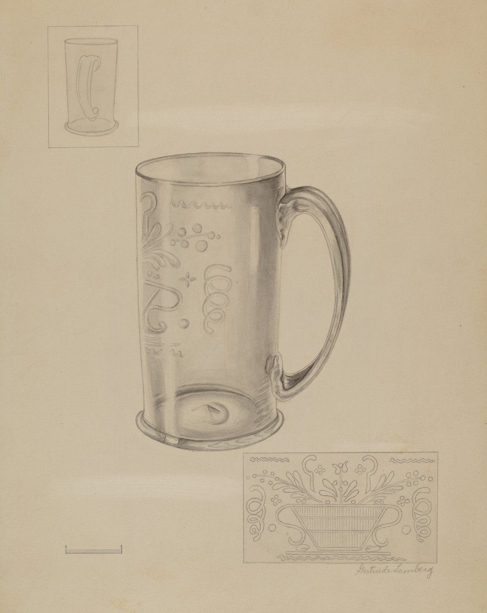 Kupa, ç. 1936. by Gertrude Lemberg