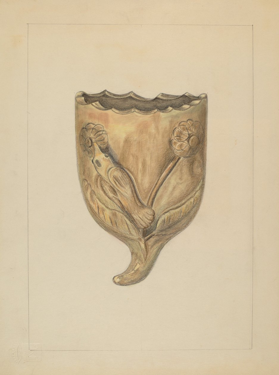 Çiçekler için Duvar Cebi, 19351942. by Gertrude Lemberg