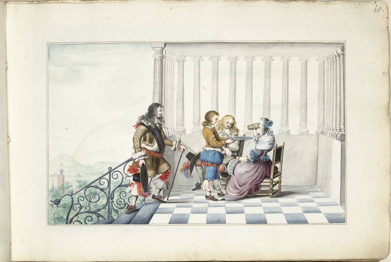 Terasta Şirket by Gesina ter Borch