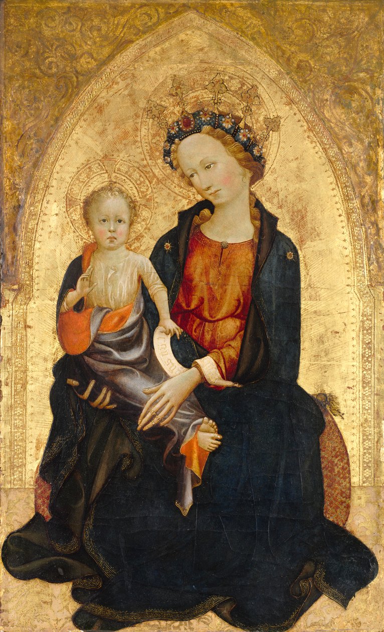 Madonna ve Çocuk, c. 1400. by Gherardo Starnina