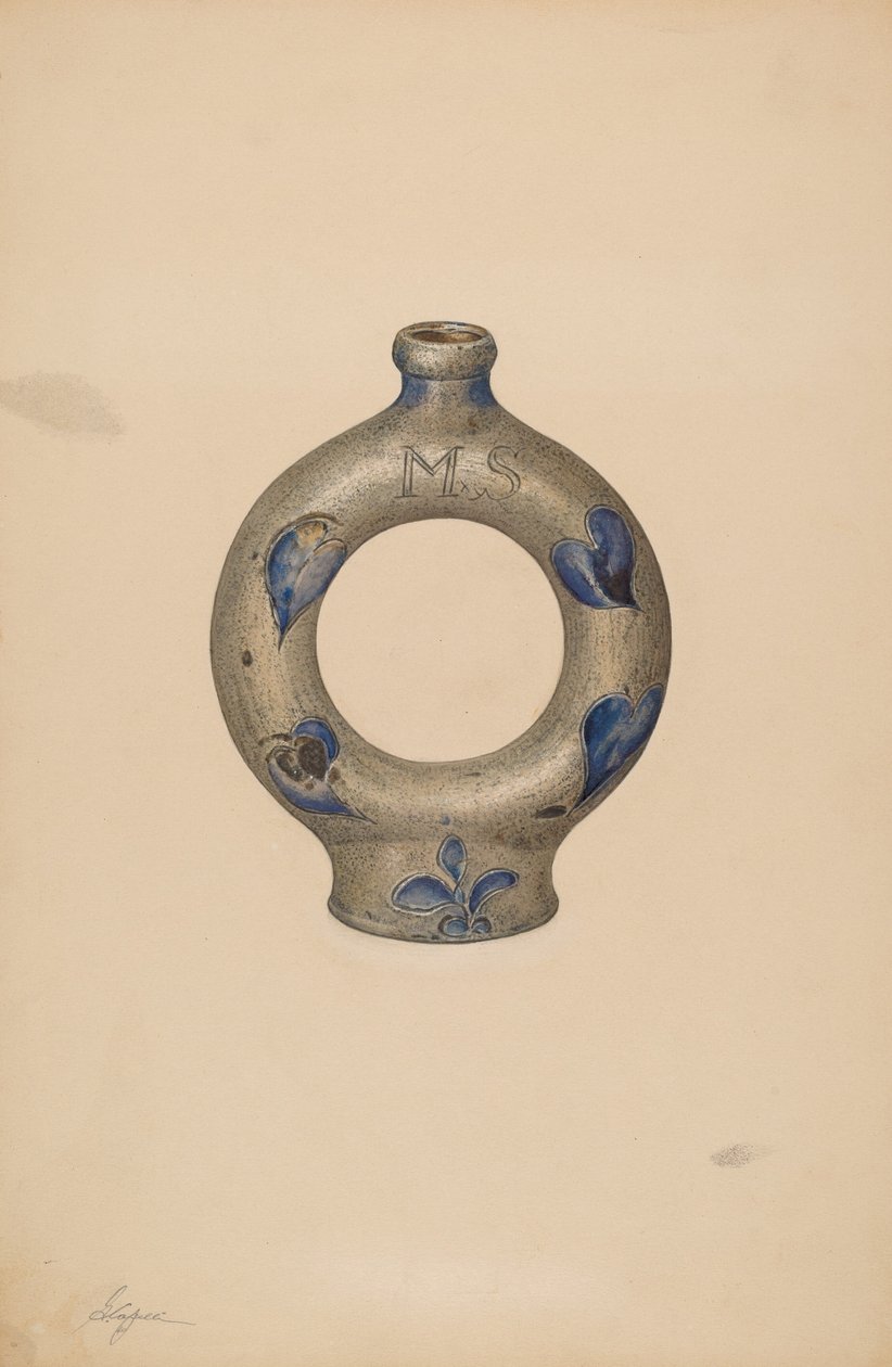 Yüzük Şişe, c. 1940. by Giacinto Capelli