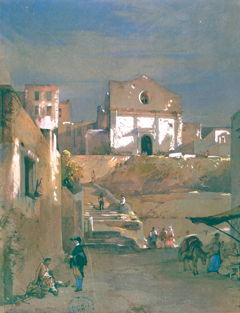 Amalfi, Giacinto Gigante by Giacinto Gigante