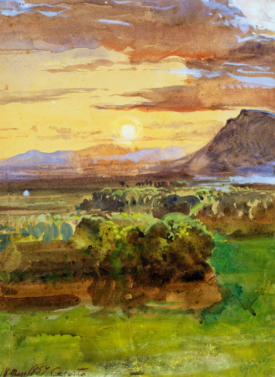 Caserta kırsal by Giacinto Gigante