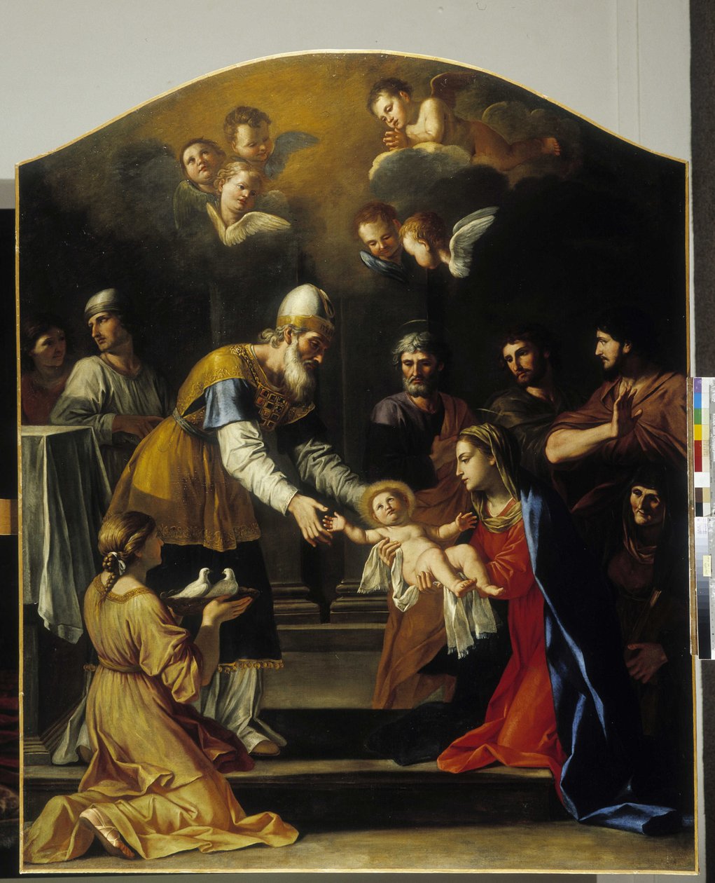 Tapınakta sunum by Giacinto Gimignani or Gemignano
