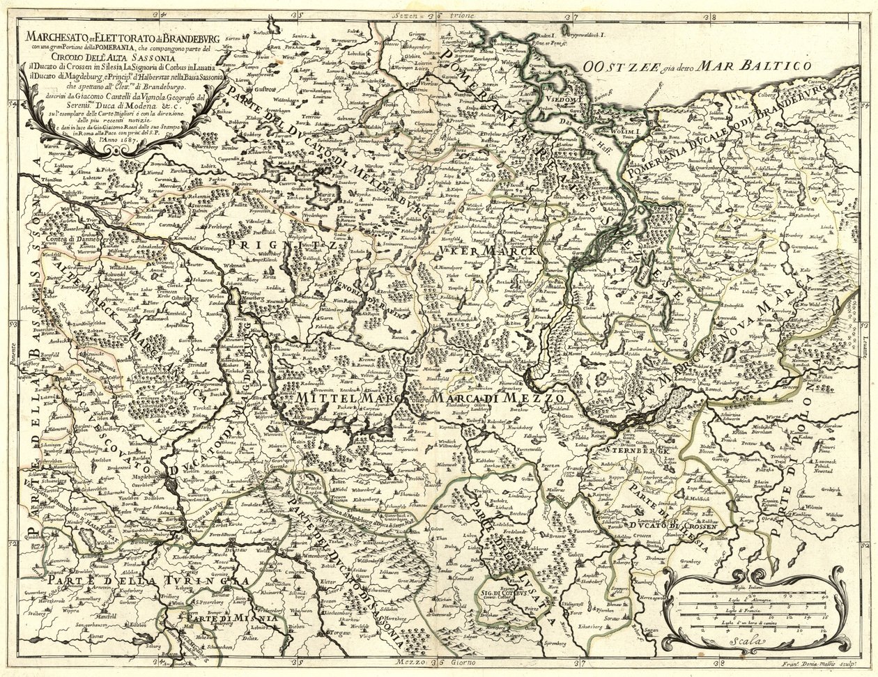 Brandenburg Markizi ve Seçmenliği by Giacomo Cantelli