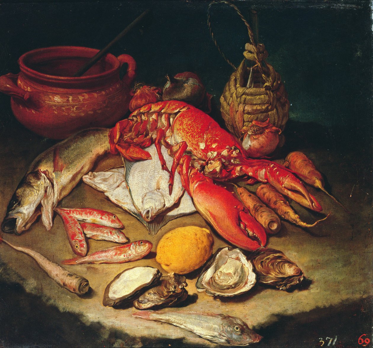 Deniz ürünleri by Giacomo Ceruti