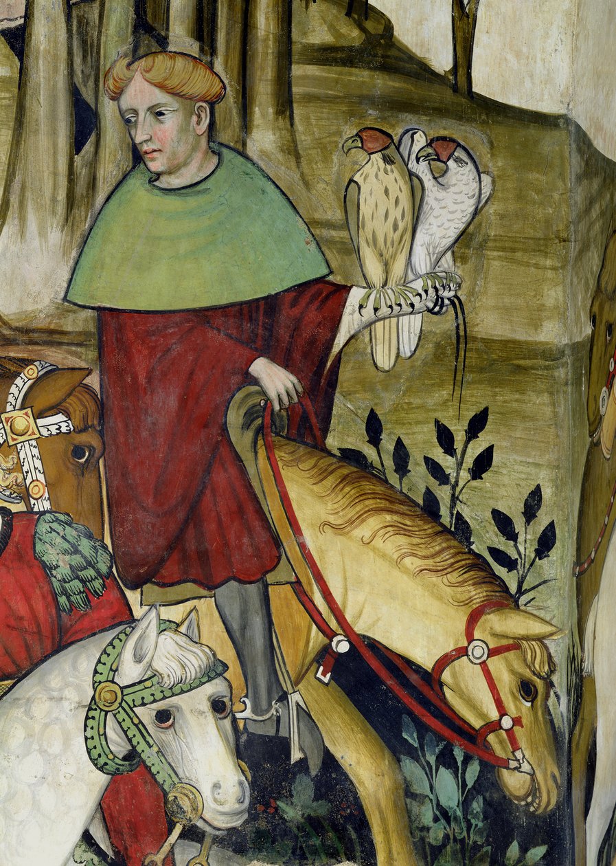 Hayat Çeşmesi, fıskiyeye dönen bir şahin detayı, 1418-30 by Giacomo Jaquerio