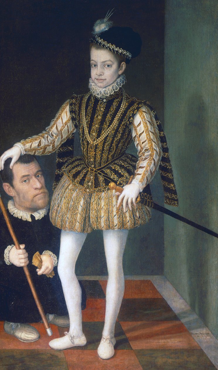 Charles Emmanuel I'in çocukken portresi (Rivoli by Giacomo (1509 73) Vighi