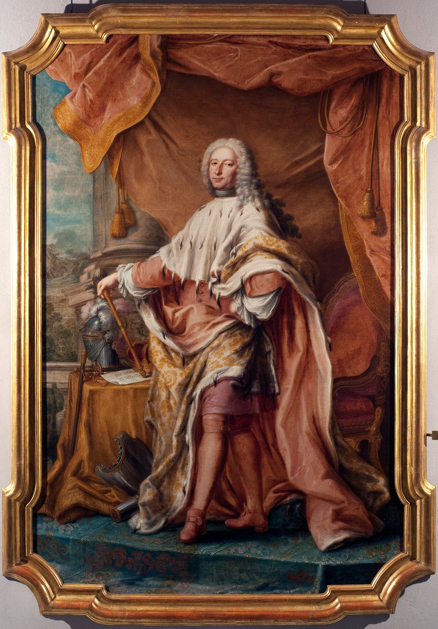Doge of the Genes Gian Francesco II Brignole Sale (Brignole-Sale) (1695-1748) Boyama Jacopo (o Giacomo) Antonio Boni (1688-1766) 1747-1748 Güneş 266x179 cm Genler, Musei di Strada Nuova (eski) Kızıl Saray) by Giacomo Boni