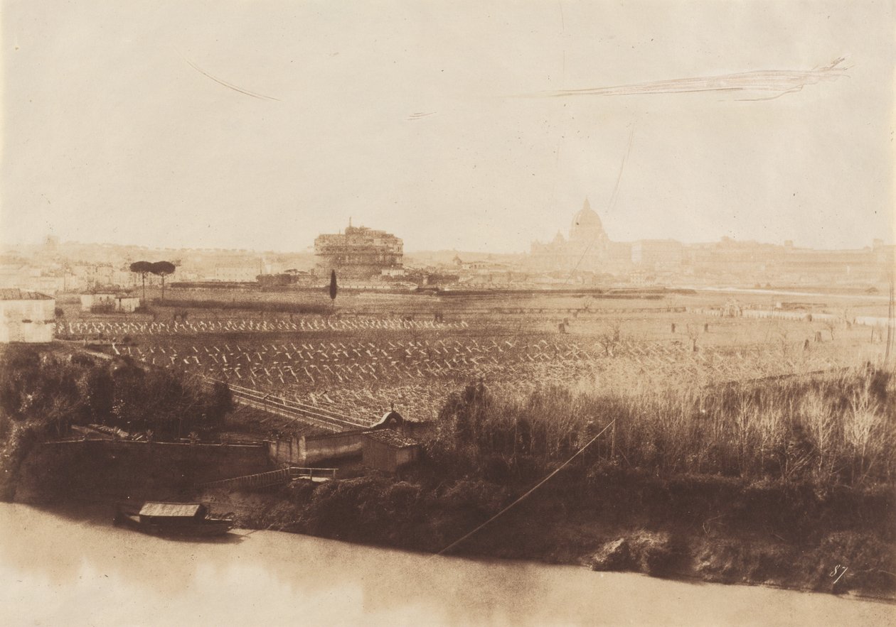 Roma manzarası, 1857. by Giacomo Caneva