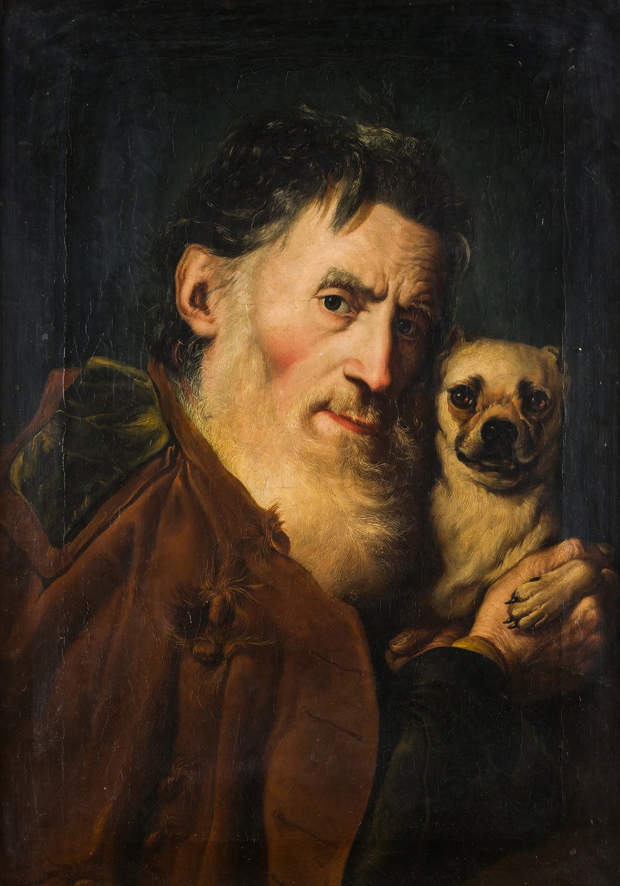 Köpekli Yaşlı Bir Adam, 1740