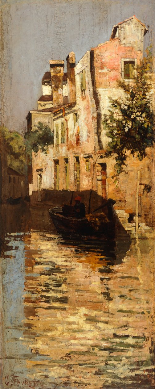 Ekran Paneli (resim) by Giacomo Favretto