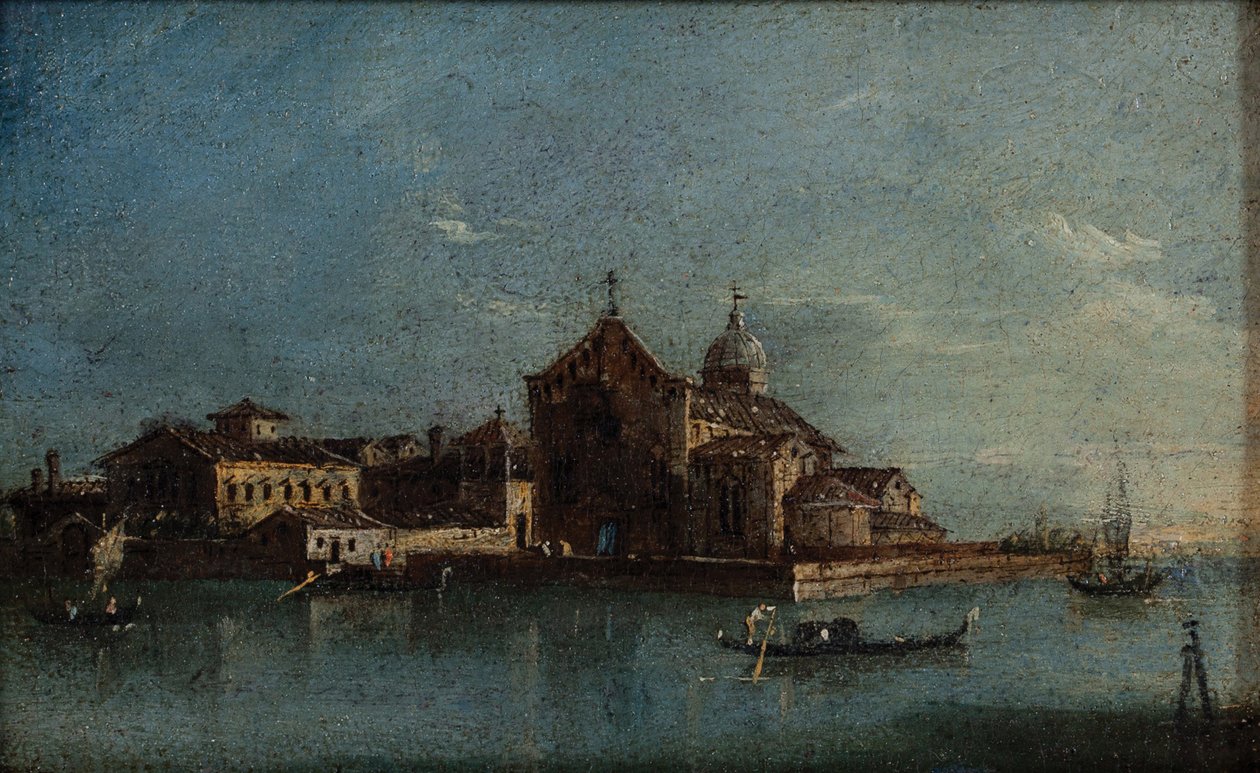 Santo Spirito Adası c.1790 (Tuval üzerine yağlı boya) by Giacomo Guardi