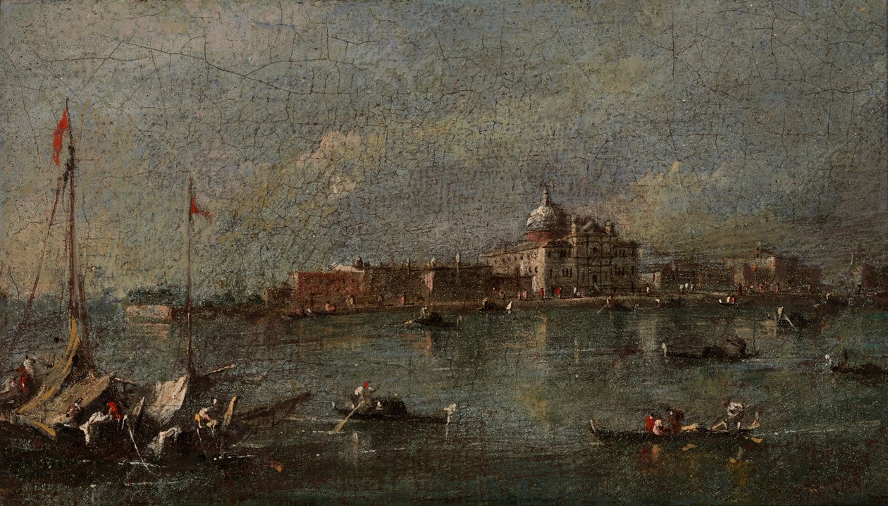 Venedik Sahnesi, 18. yüzyılın sonu ve 19. yüzyılın başı. by Giacomo Guardi