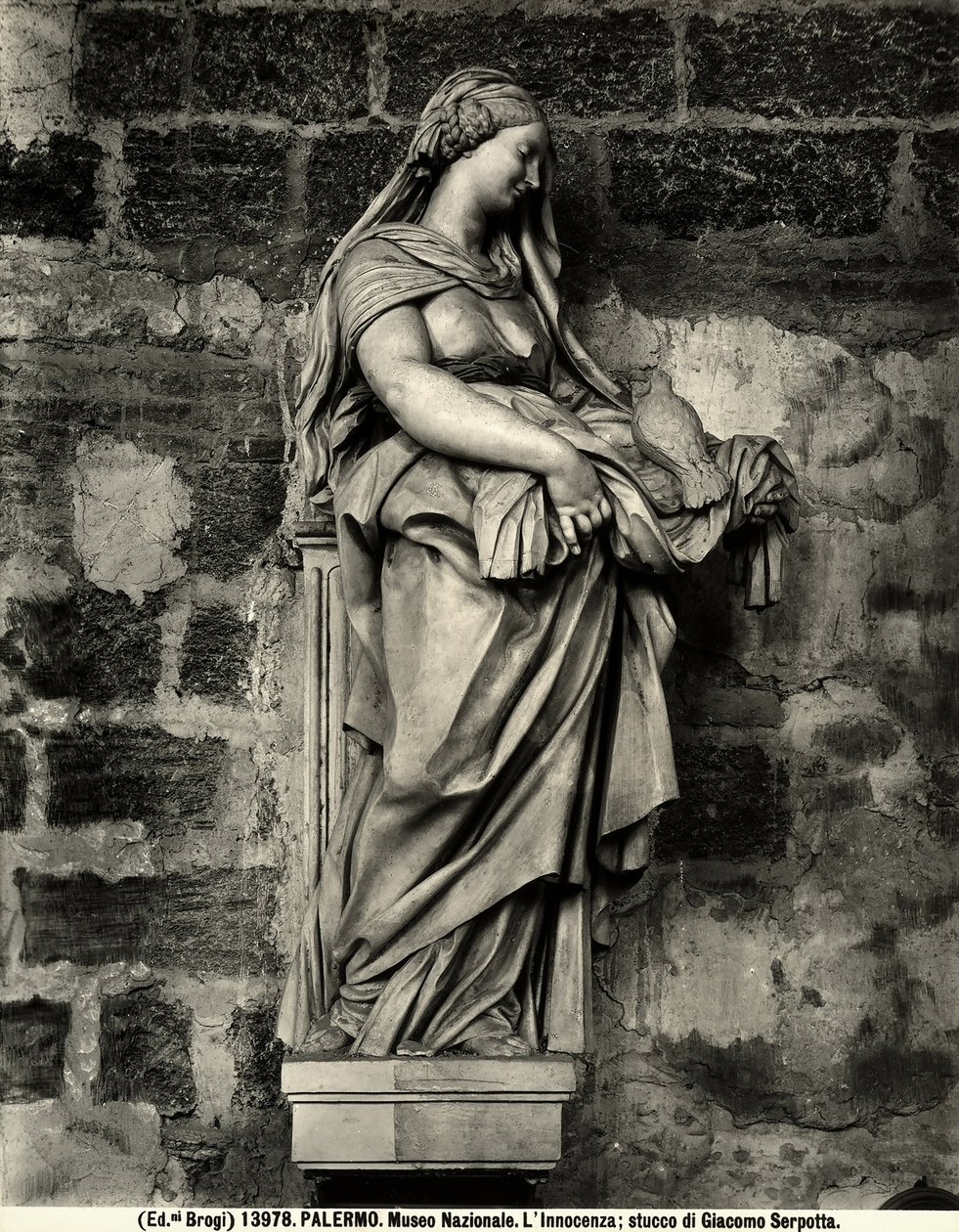 Masumiyet (alçı) by Giacomo Serpotta