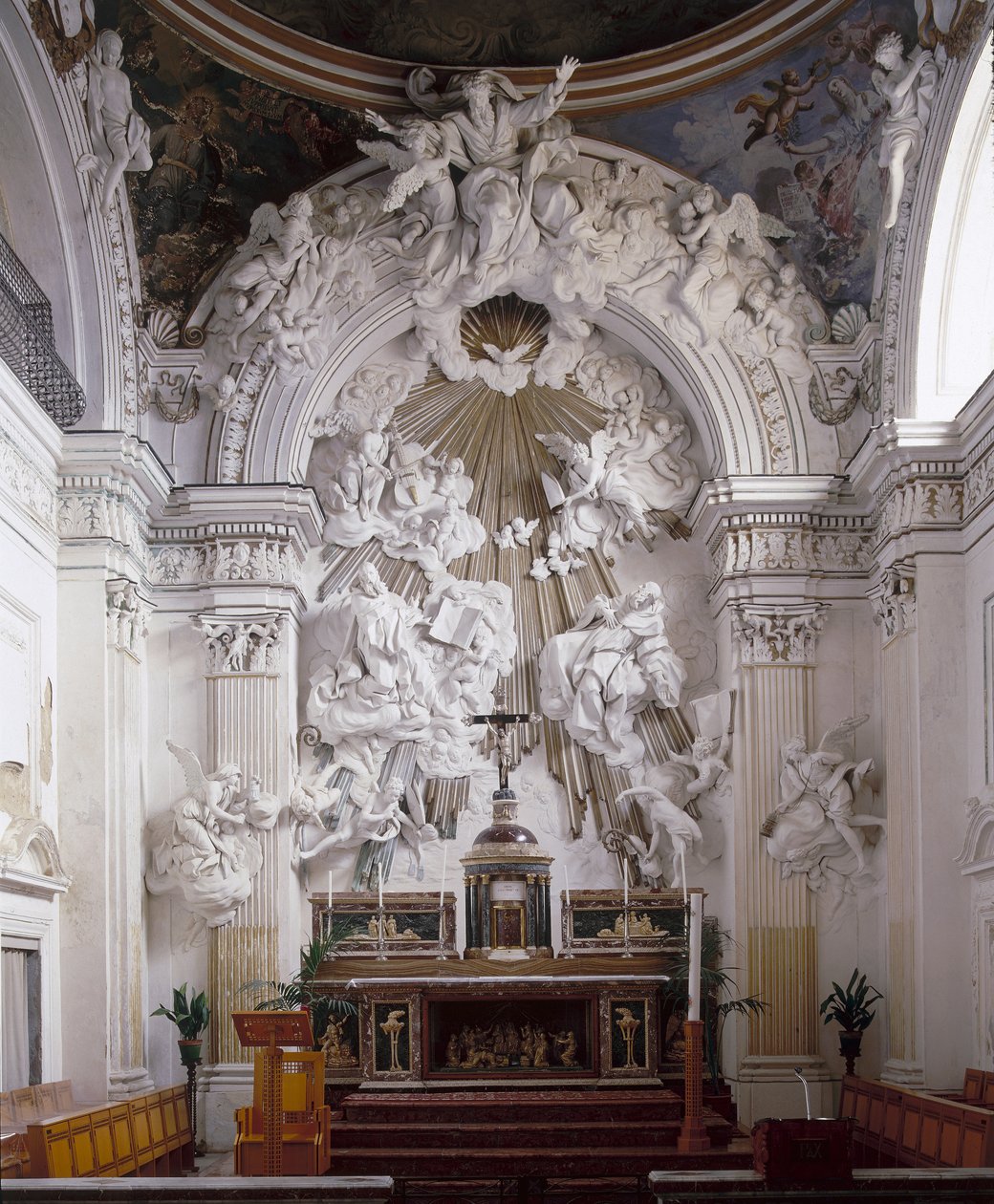 Presbytery (alçı) by Giacomo Serpotta