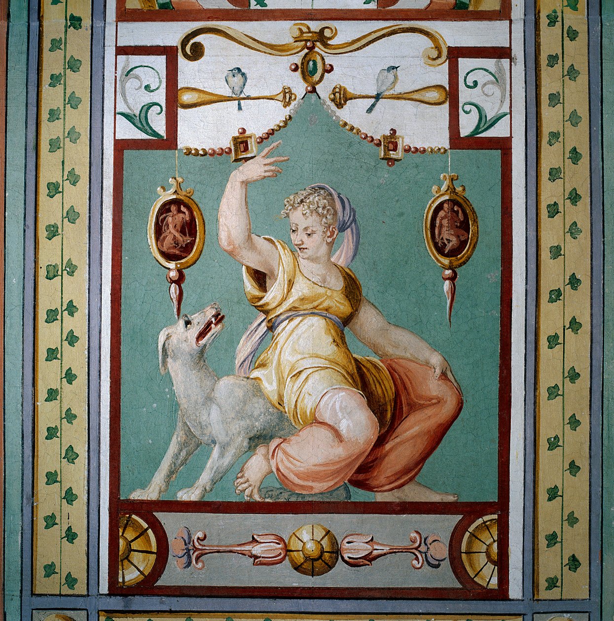 Sadakat Alegorisi (fresk) by Giallo Fiorentino