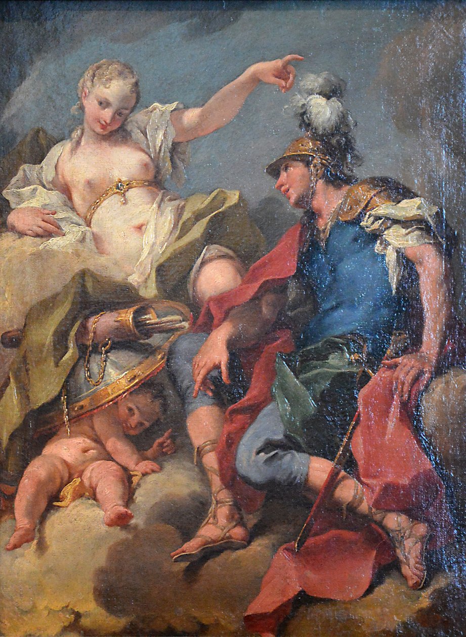 Mars ve Venüs by Giambattista Pittoni