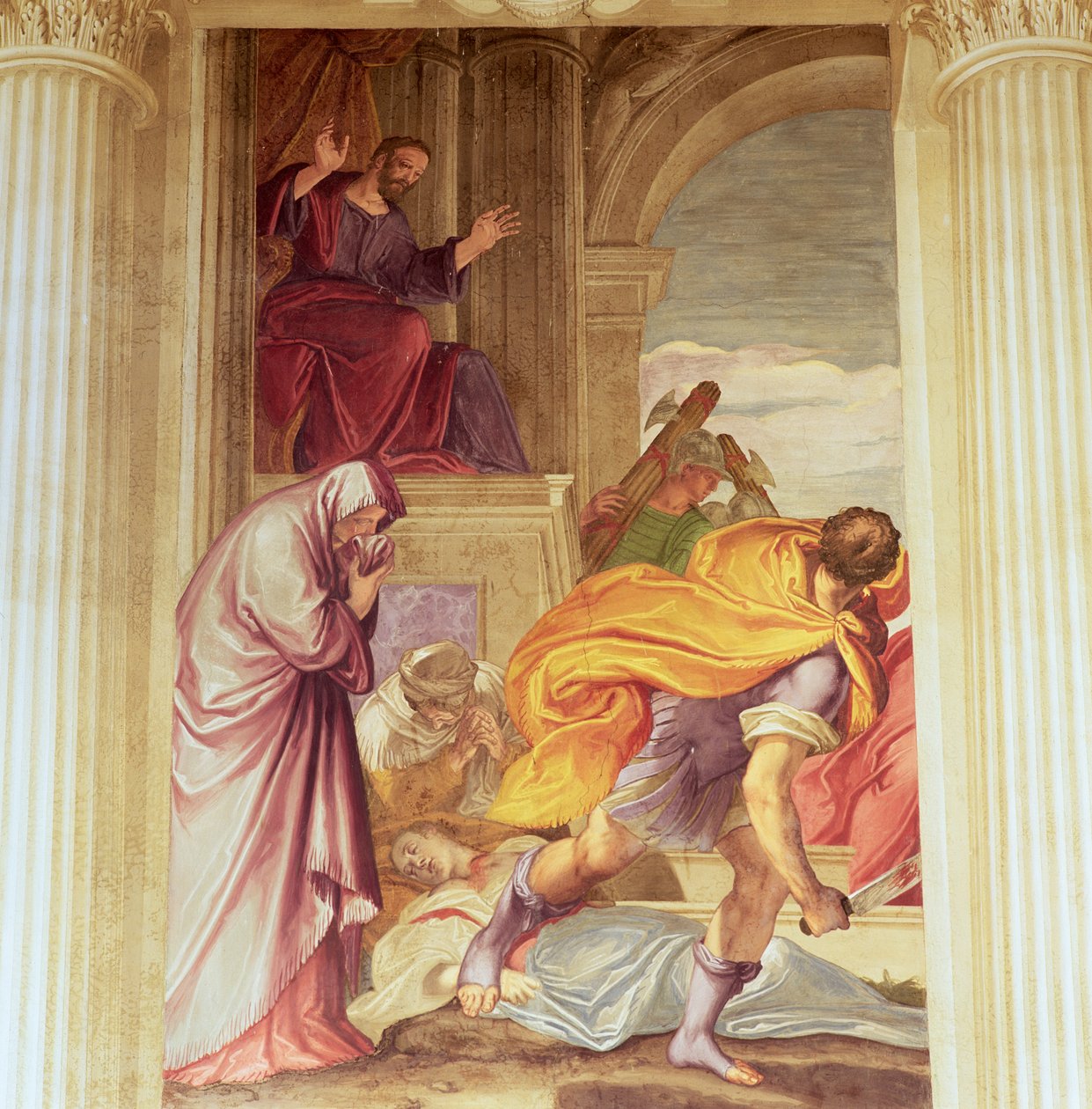 Bakire Cinayeti (fresk) by Giambattista (1526 78) Zelotti