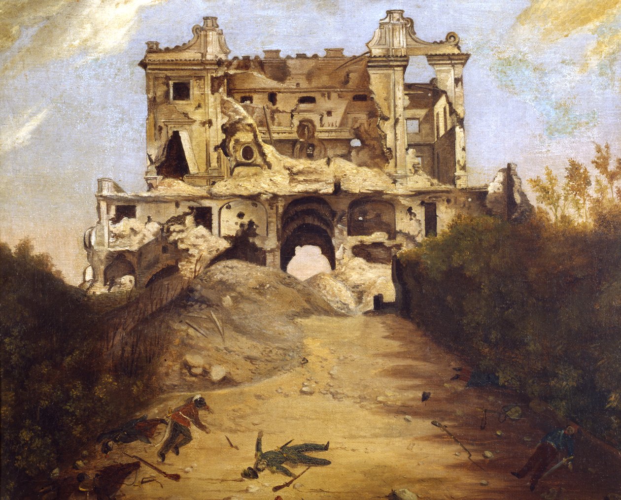 Dört Rüzgar Evi, 1849 dolayları (tuval üzerine yağlı boya) by Giambattista Bassi