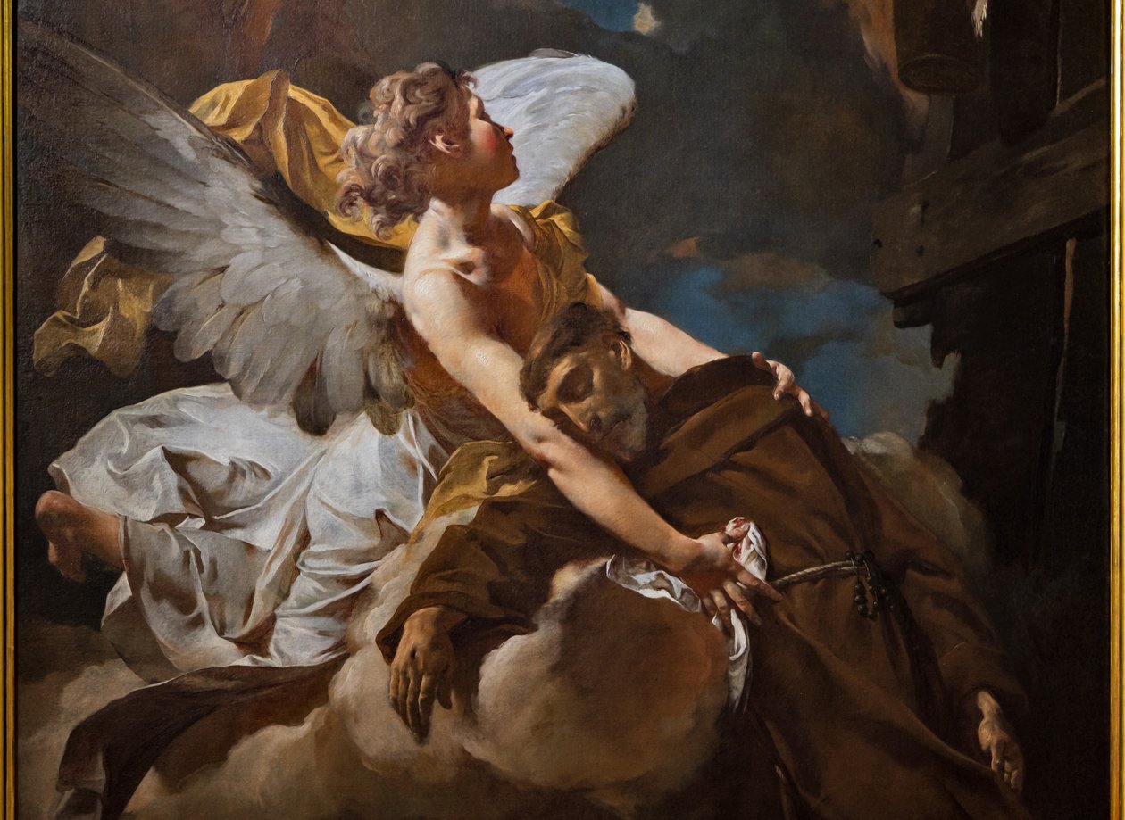Aziz Francis'in coşkusu, detay by Giambattista Piazzetta