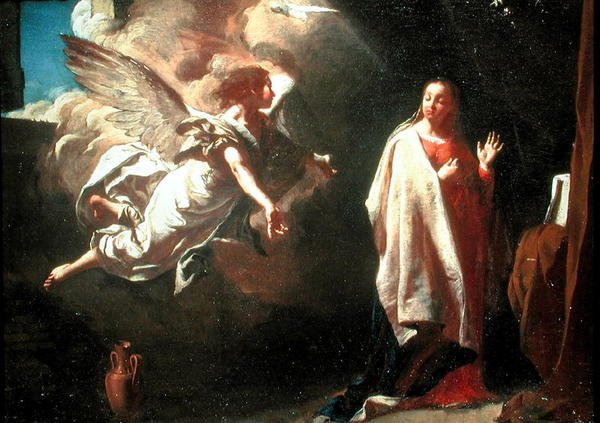 Müjde (tuval üzerine yağlı boya) by Giambattista Piazzetta