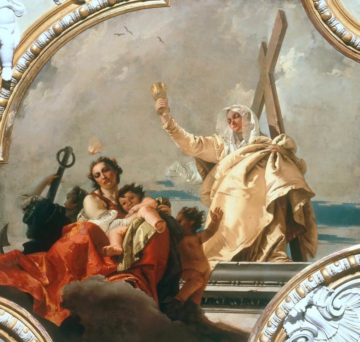 İnanç, Umut ve Hayırseverlik, 1744. by Giambattista Tiepolo