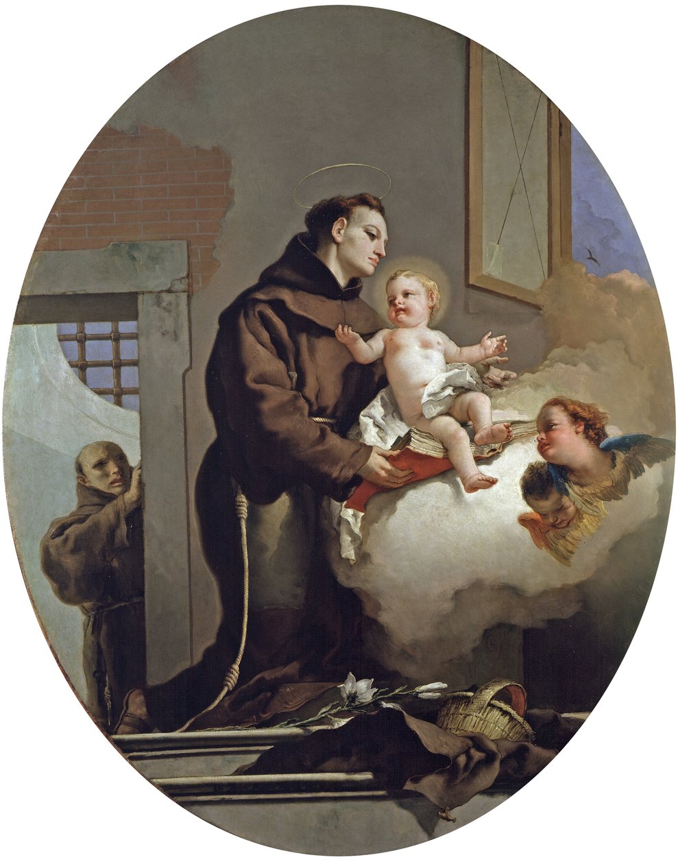 Bebek İsa ile Padua Aziz Anthony, 1767-1769 by Giambattista Tiepolo