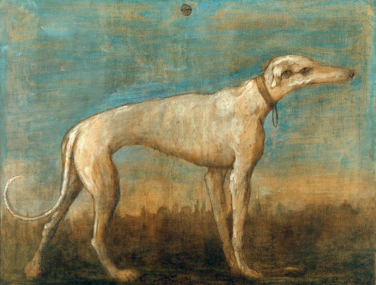 İtalyan Sighthound, c. 1793. by Giambattista Tiepolo