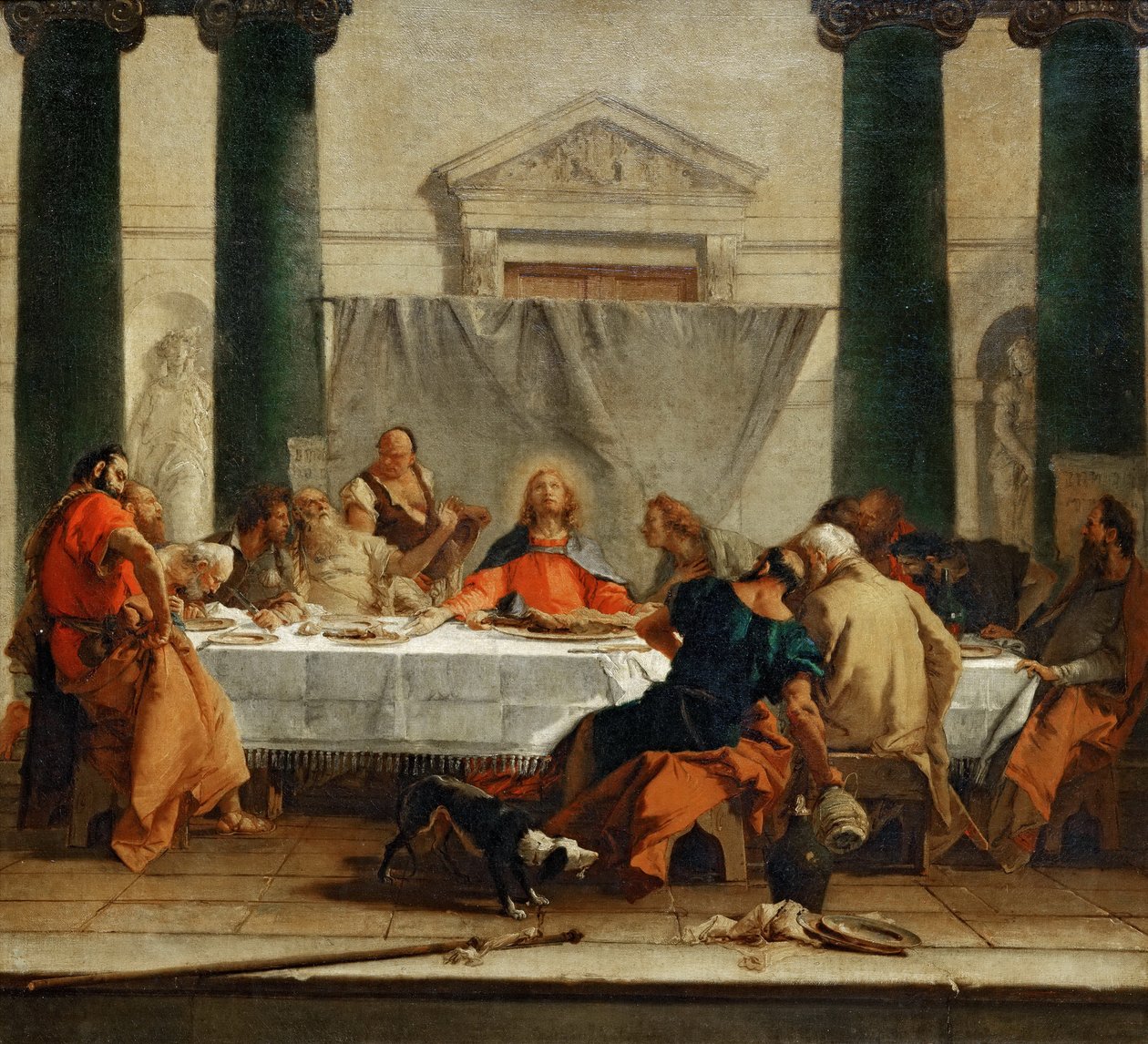 Son Akşam Yemeği by Giambattista Tiepolo